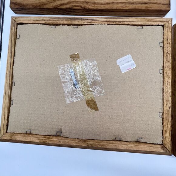 Vintage Budweiser Beer Advertising Solid Wood Framed Mirror Sign Bud-NOS 1981 - Picture 6 of 6